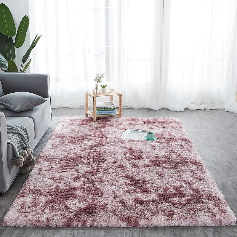 Area Rug Silk Wool Carpet Living Room Coffee Table Sofa Bedside Carpet Bedroom Carpet Floor Mat2