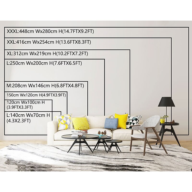 Cool Wallpapers Wall Mural Nature Wallpaper Wall Sticker Covering Print Tropical Palm Flower Leaf Canvas Home Décor Peel and Stick Removable2