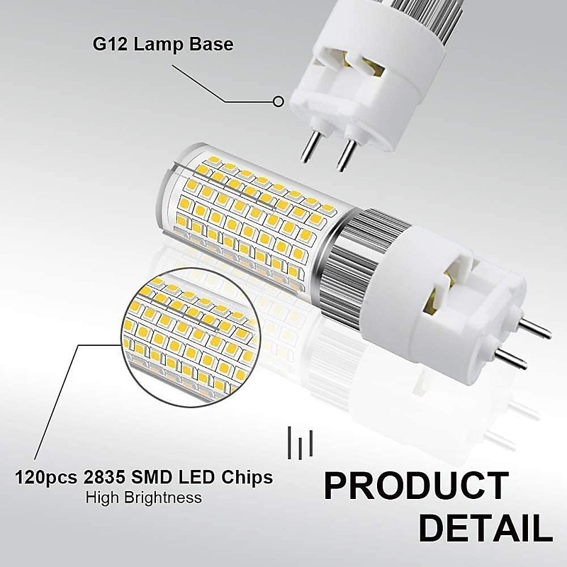 LED Corn Lights 4pcs G12 Bulb Light Optional 15W 20W 25W 2835SMD 120LED Energy Saving Lamp Floodlight Warm White Natural White White Home Party Lights 85-265 V2
