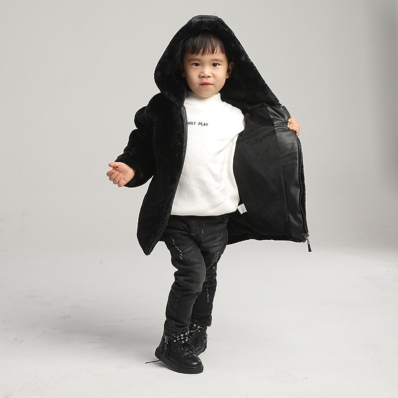Boys 3D Coat Fall Winter Cool Sport Basic Kids 4-12 Years School Daily
