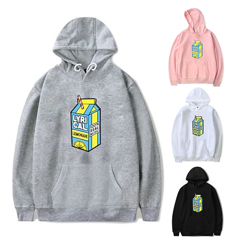 Men's Print Long Sleeve Sweatshirts  Hooded Cool Designer Winter A gray A white A black Clothing Apparel Designer Plus Size S M L XL XXL XXXL