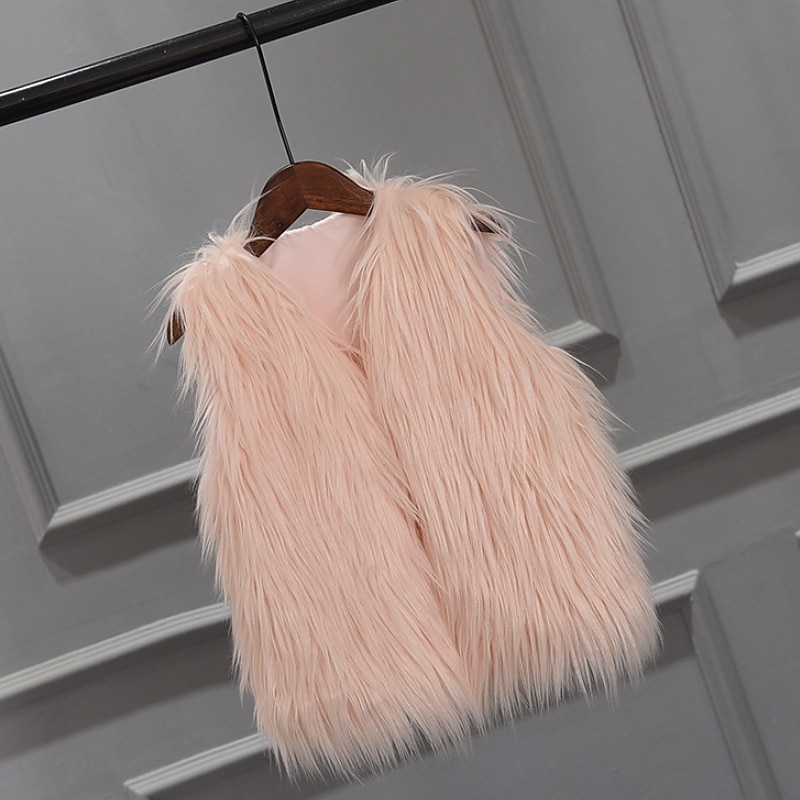 Toddler Girls' Vest Coat Solid Color Fashion School Coat Outerwear 7-13 Years Fall Black White Pink4