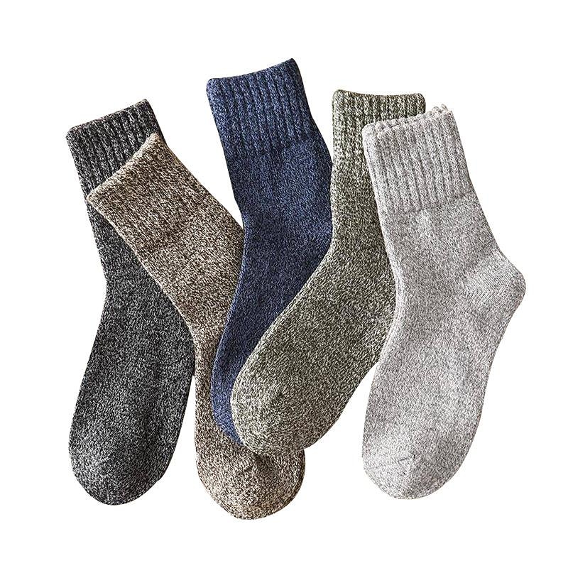 Men's 5 Pairs 5 colors Color Home Office Daily Fall Winter Basic Casual3