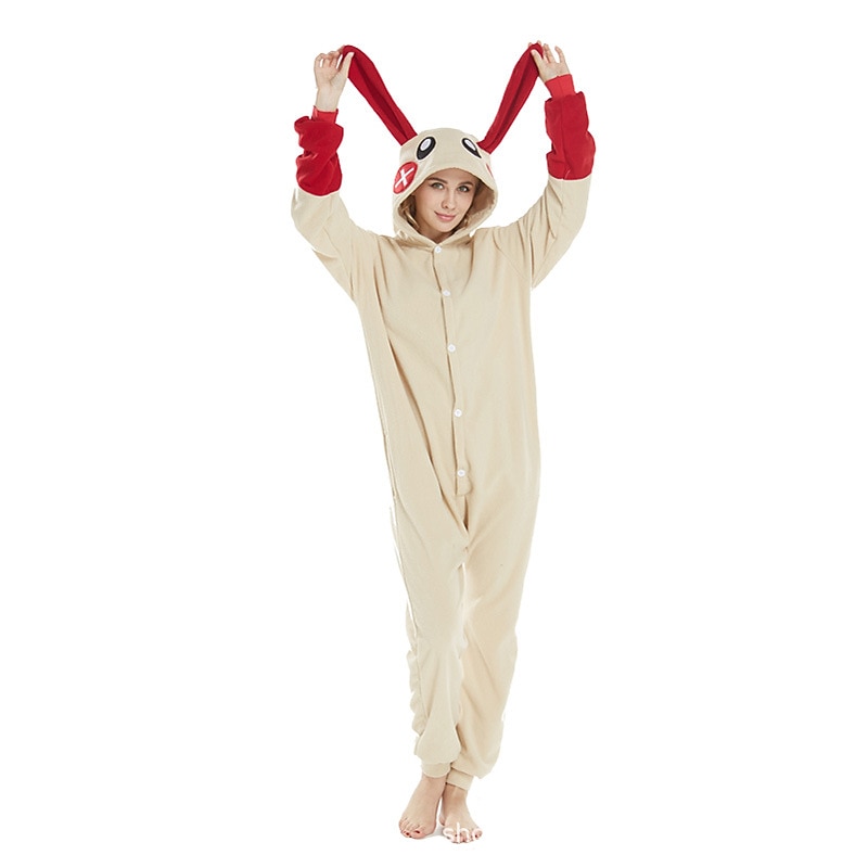 Adults' Character Group Costume Nightwear Onesie Costume Carnival Costume Shark Rabbit Bunny Snorlax Onesie Pajamas Kigurumi Pajamas Funny Costume For Men and Women Carnival Cartoon3