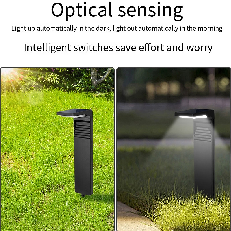 1/2pcs Pathway Lights Solar Landscape Garden Light Outdoor Waterproof Solar Lawn Lamp Villa Courtyard Yard Solar Walkway Decoration Light4