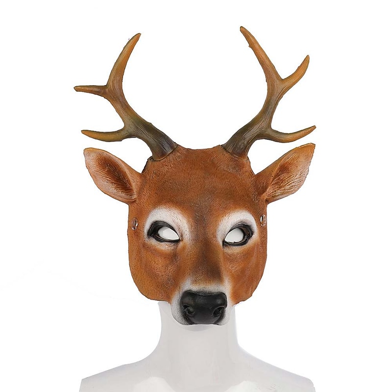 Reindeer Mask Men's Women's Cosplay Christmas Masquerade Christmas Eve Mask