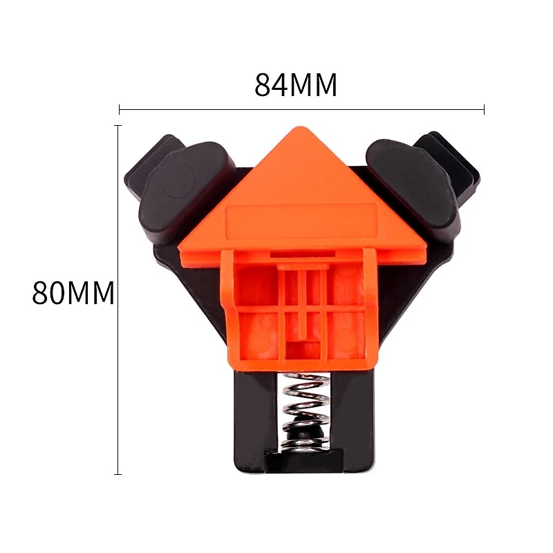 90Degree Right Angle Clamp Set Picture Frame Corner Clips Mate Woodworking Hand Tools Fixing Clip Positioning Tool Kit4