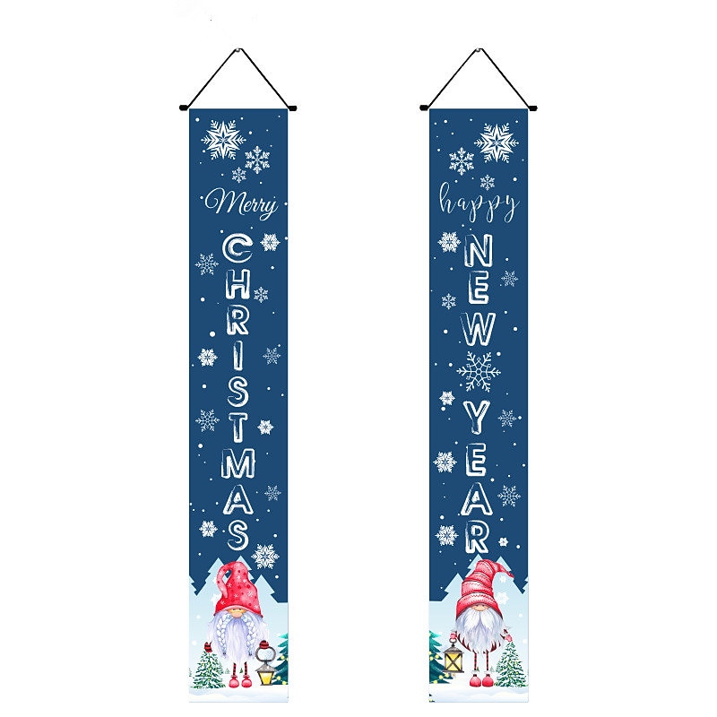 Christmas Couplet Nutcracker Knight'S Door Curtain Christmas Supplies Soldier King Decoration Couplet Christmas Couplet2