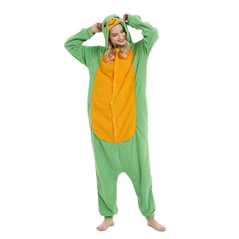 Adults' Character Nightwear Onesie Costume Carnival Costume Cartoon Onesie Pajamas Kigurumi Pajamas For Men and Women Carnival Cartoon