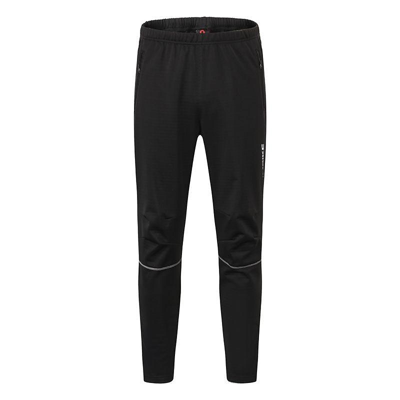 INBIKE Men's Stripes Cycling Pants Bike Pants / Trousers Bottoms Form Fit Mountain Bike MTB Road Bike Cycling Sports Thermal Warm Waterproof Rain Waterproof Front Zipper Black Clothing Apparel Bike4
