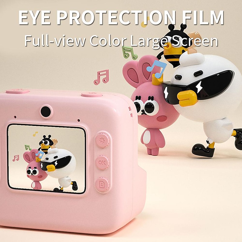 Instant Print Camera Thermal Printing Camera 1080P HD Digital Camera With 3 Rolls Print Paper Video Photo Toys Boy Girls Christmas Gift4