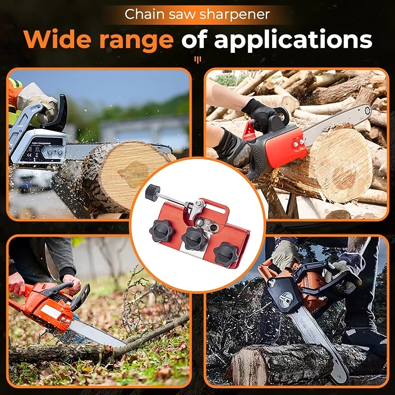 Chain-saw Chain Sharpening Fixture - Easy-to-Use Stainless Steel Jig for Precision Grinding - Quick and Accurate Sharpener Tool for Chain Maintenance2