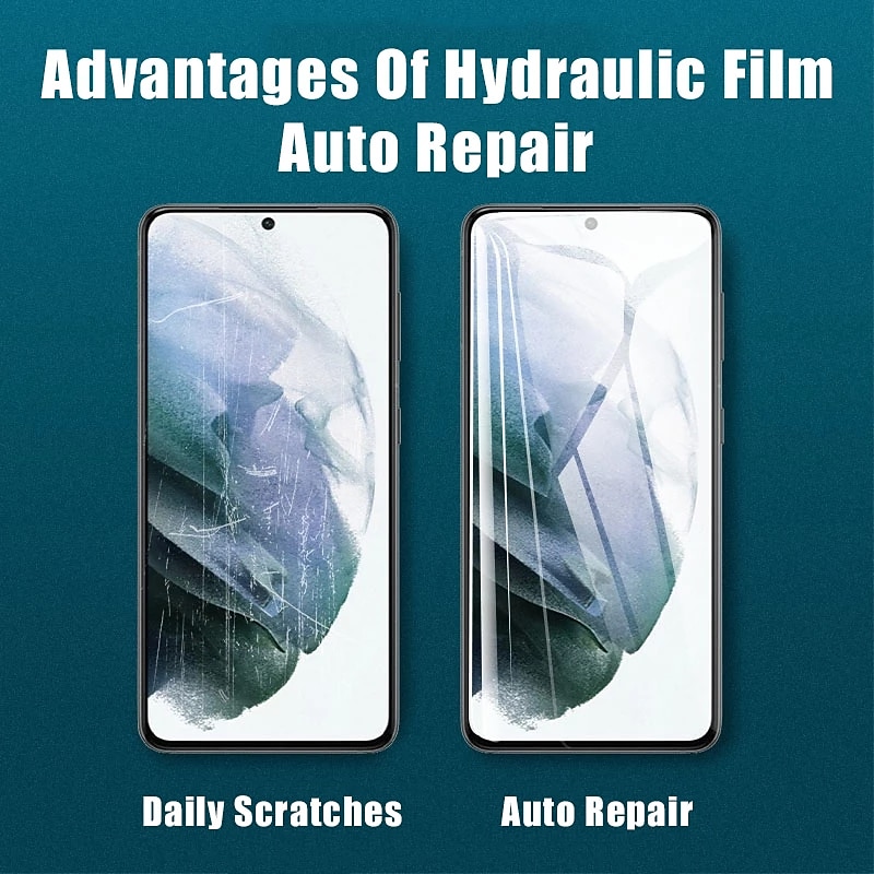 [4 Pack] Screen Protector For Samsung S25 Ultra S25 Ultra Plus S24 Ultra Plus S23 S22 S21 S20 Plus Ultra S10 TPU Hydrogel 9H Hardness Self-healing Anti-Fingerprint High Definition Explosion Proof4