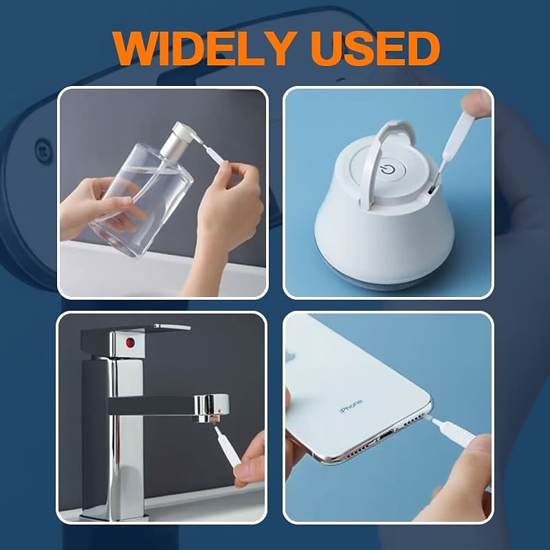 10Pcs Shower Head Hole Cleaning Brush White Small Brush Pore Gap Clean Anti-clogging Nylon for Home Daily Anti-blocking Multifunctional Cleansing Dredge3