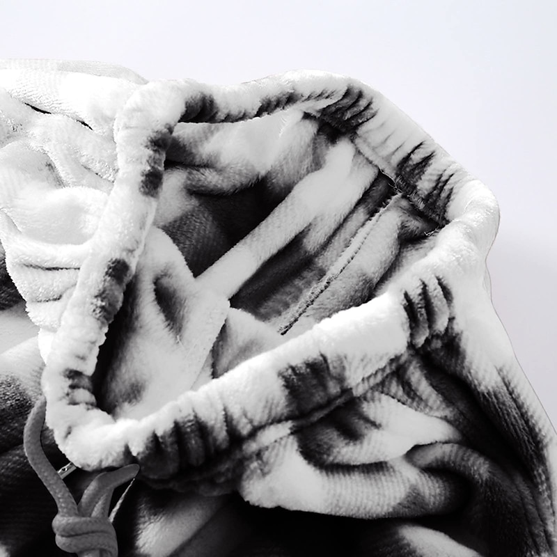 Women's Pajamas Pants Nighty Pjs 1 PCS Grid / Plaid Fashion Simple Comfort Party Home Bed Flannel Warm Breathable Long Pant Elastic Waist Print Pocket Fall Winter Home Outfits2