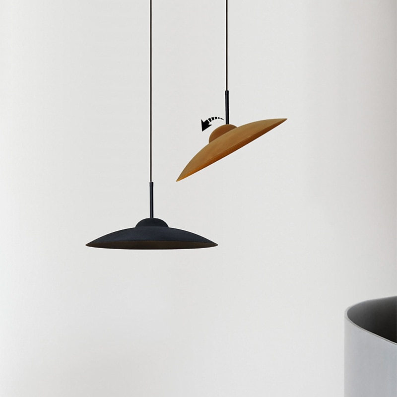 LED Pendant Light Acustica 40cm 3000-6000K Macaron Metal Cord Adjustable Pendant Lamp for Kitchen Island Dinning Room Bedroom（Bulb Included）3