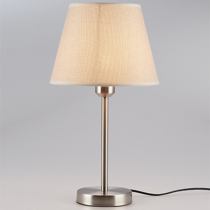 LED Bedside lamps Simple Nordic Style For Living Room Study Room Office Metal Pink4