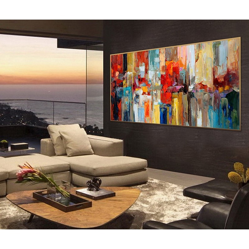 Handmade Oil Painting Canvas Wall Art Decoration Modern Abstract for Home Decor Rolled Frameless Unstretched Painting3