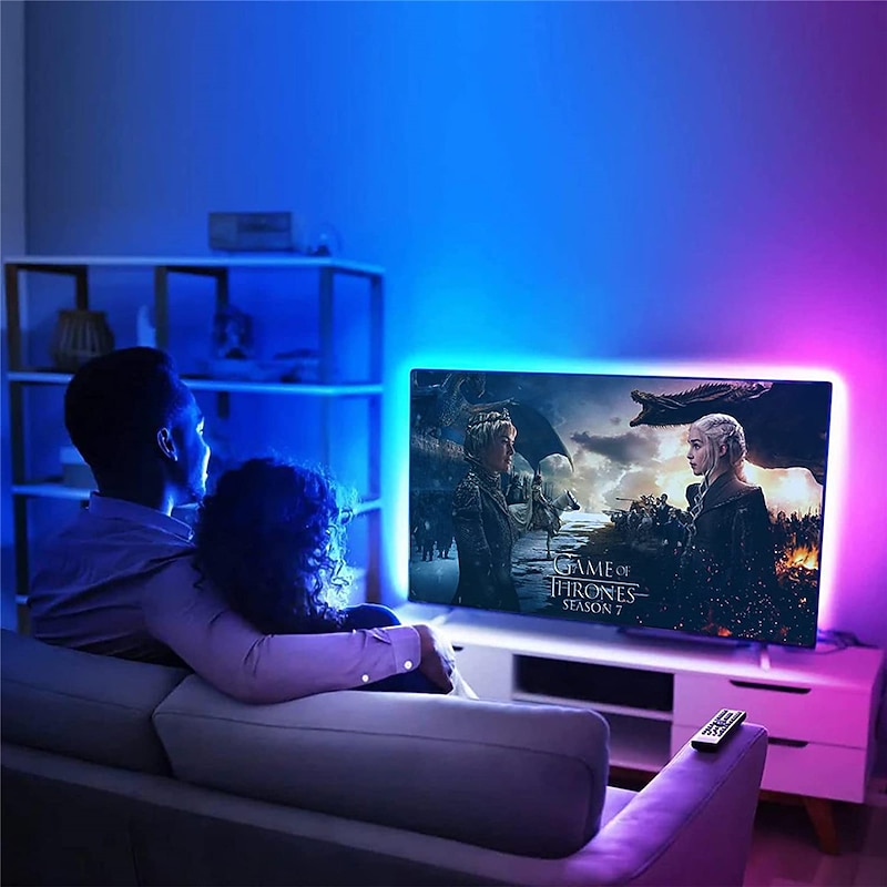 LED Strip Lights RGB 5050 20m 65.6ft Ultra Long Color Changing LED Light Strips Kit with 44 Keys Ir Remote Led Lights for Bedroom Kitchen Home Decoration4