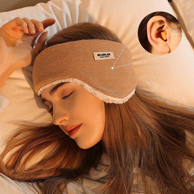 Autumn Winter Soundproof Earmuffs for Men And Women Head-mounted Anti-noise Sleep Earmuffs Noise Reduction without Ear Pressure2