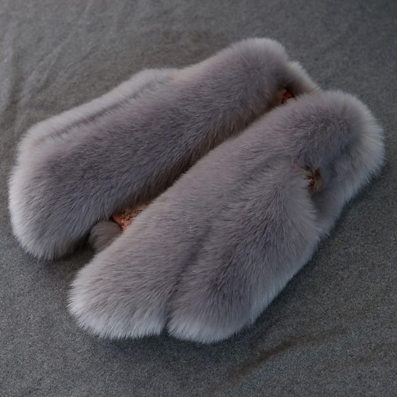 Toddler Girls' Faux Fur Vest Coat Sleeveless Blue Pink Light Gray Solid Color Fall Winter Fashion Anniversary 3-7 Years2