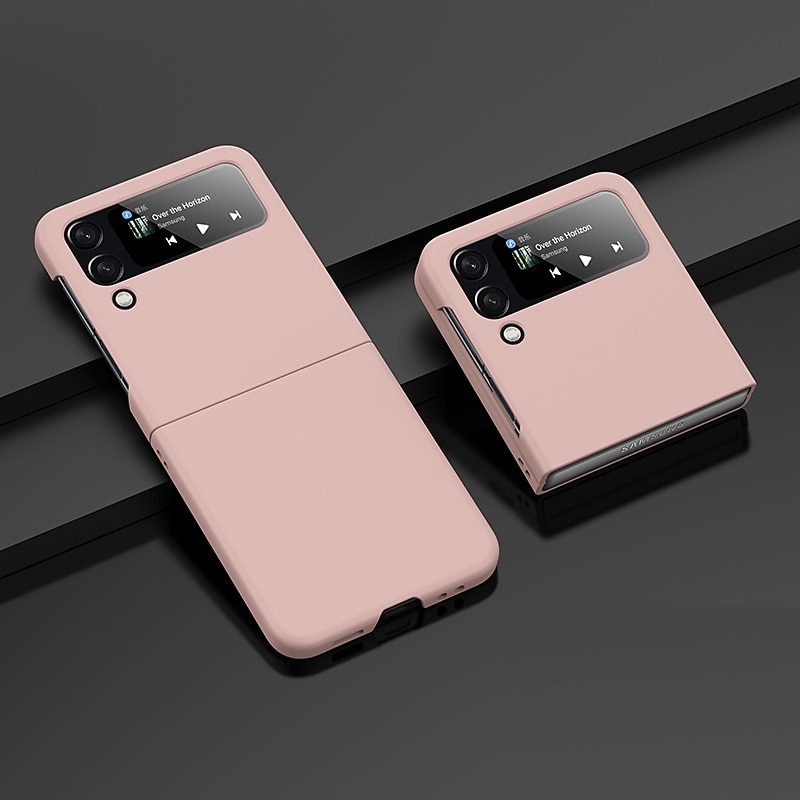 Phone Case For Samsung Galaxy Z Flip 7 Z Flip 6 Z Flip 5 Z Flip 4 Z Flip 3 Back Cover Four Corners Drop Resistance Shockproof Solid Colored PC