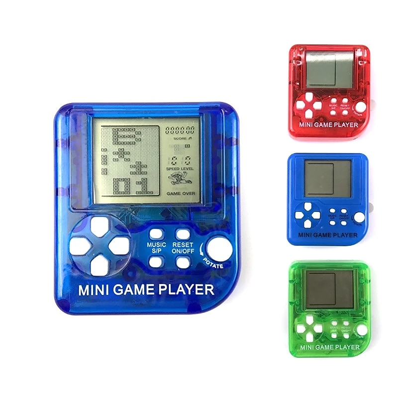 Handheld Retro Game Console  Pocket Mini Classic Game Machine Children's Handheld Retro Nostalgic Game Console with Keychain Hamster Video Game 26 Games Gift2