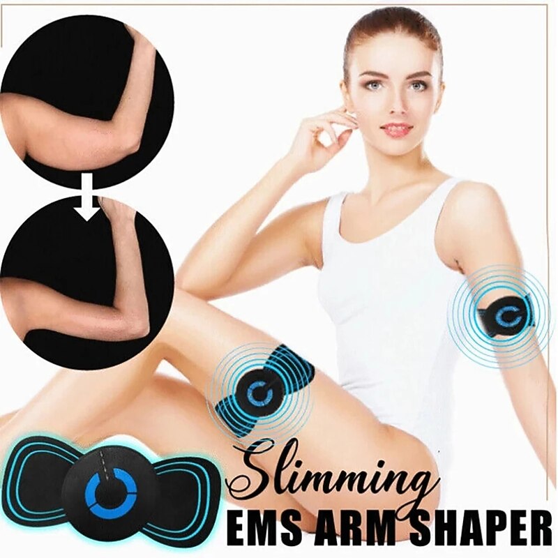 Portable Neck Body Massager Microcurrent Muscle Relief Pain Mini Electric Convenient Intelligent Cervical Massage Stickers Meridian Massager