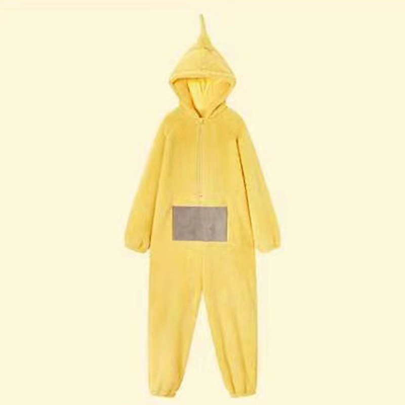Adults' Character Group Costume Nightwear Onesie Costume Carnival Costume Alien Teletubbies Onesie Pajamas Kigurumi Pajamas Funny Costume For Men and Women Christmas Carnival Cartoon4