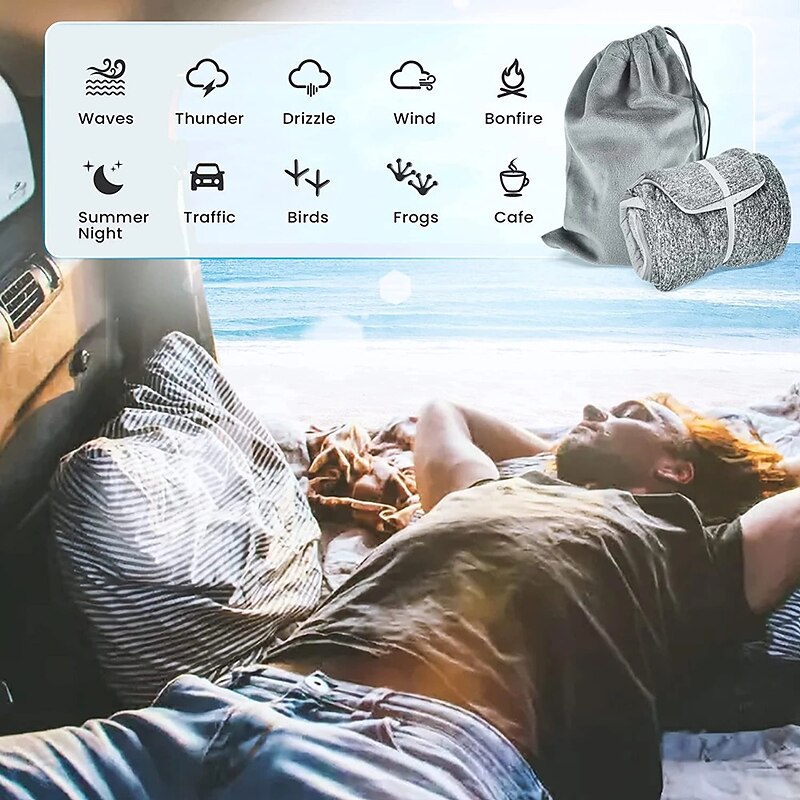 Sleep Headphones Bluetooth 5.2 Breathable Soft Eye Mask 24 White Noise Music Sleeping Headphones Sleep Mask Earbuds for Side Sleepers Workout Running Insomnia Travel Yoga4