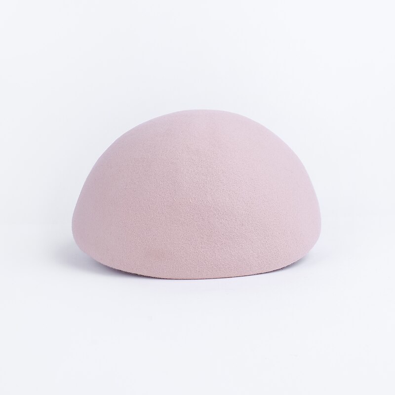 Fashion Elegant 100% Wool / Silk Hats with Pure Color / Satin Bowknot 1PC Special Occasion / Party / Evening Headpiece4