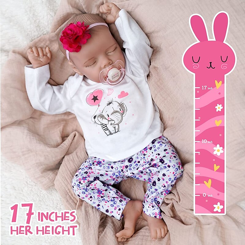 18 inch Reborn Doll Baby & Toddler Toy Reborn Toddler Doll Doll Reborn Baby Doll Baby Baby Boy Reborn Baby Doll Levi Newborn lifelike Gift Hand Made Non Toxic Vinyl Silicone Vinyl  with Clothes3