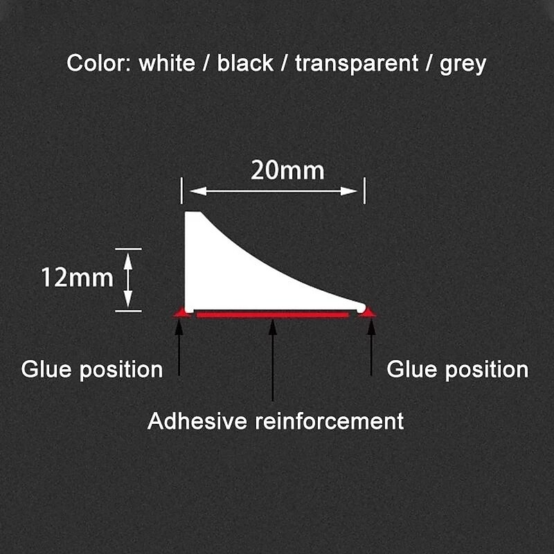 Silicone Bathroom Water Stopper Self-Adhesive Water Retaining Strip Bendable Bathroom Door Washing Machine Shower Dam Barrier4