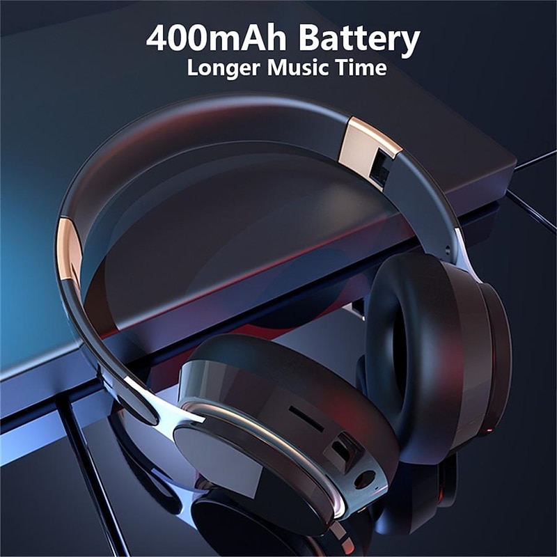 Wireless Headphones Noise Reduction Bluetooth 5.0 Headset Foldable Earphones HiFi 9D Bass Stereo Earphone Sport Headset With Microphone3