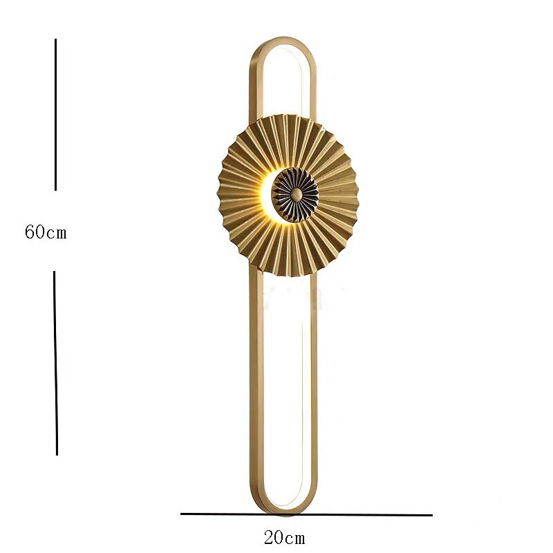 Modern Indoor Wall Lights Bedroom Dining Room Copper Wall Light 220-240V 20 W3