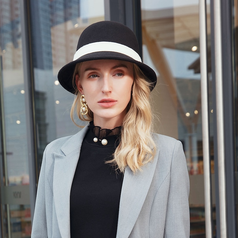 Elegant Beach Polyester Hats with Bowknot / Trim 1PC Casual / Holiday Headpiece3