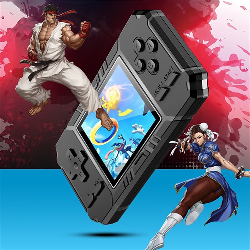 Handheld Retro Game Console,Retro Portable Mini Handheld Game Console 8-Bit 3.0 Inch Color LCD Game Player Built-in 520 Games2