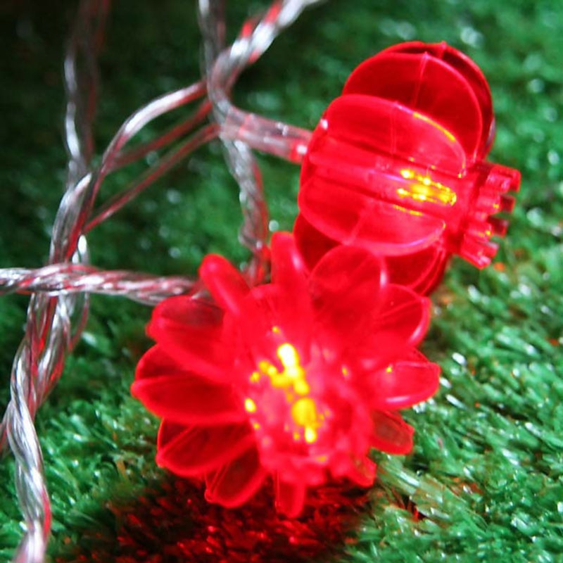 Red Lantern String Lights, Battery Powered Fairy Lights Warm White for Christmas Holiday, Party & Home Decor 1.5M/3M/4M/5M/10M/20M3