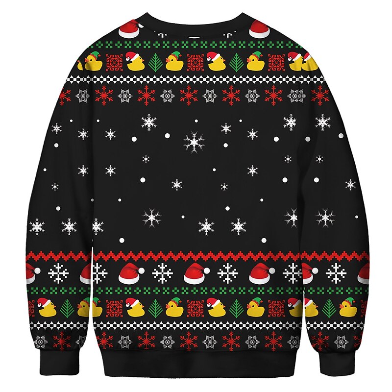 Cat Puppy Pug Ugly Christmas Sweater / Sweatshirt Men's Women's Christmas Christmas Carnival Masquerade Christmas Eve Adults Party Christmas Polyester Top3