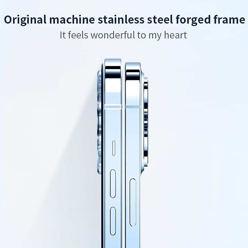 Phone Case For iPhone 16 15 14 Pro Max Plus 13 12 Pro Max With Magsafe Support Wireless Charging Shockproof Metal3