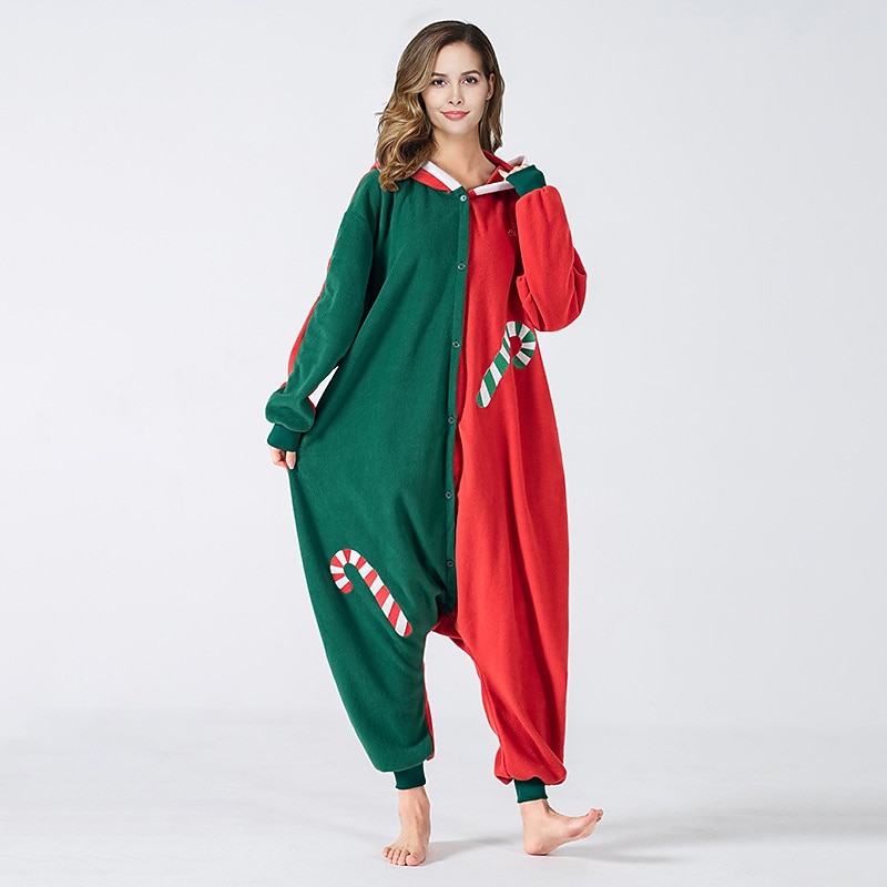 Reindeer Kigurumi Pajamas Christmas Pajamas Onesie Pajamas Men's Women's Christmas Adults Christmas Christmas Eve Home Wear Onesie4