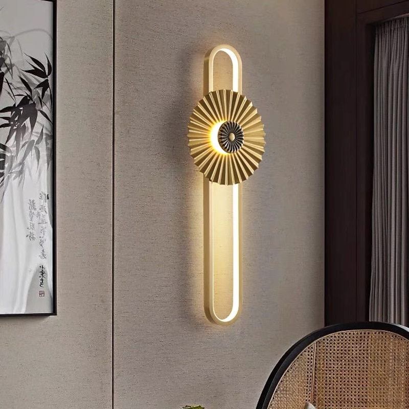 Modern Indoor Wall Lights Bedroom Dining Room Copper Wall Light 220-240V 20 W