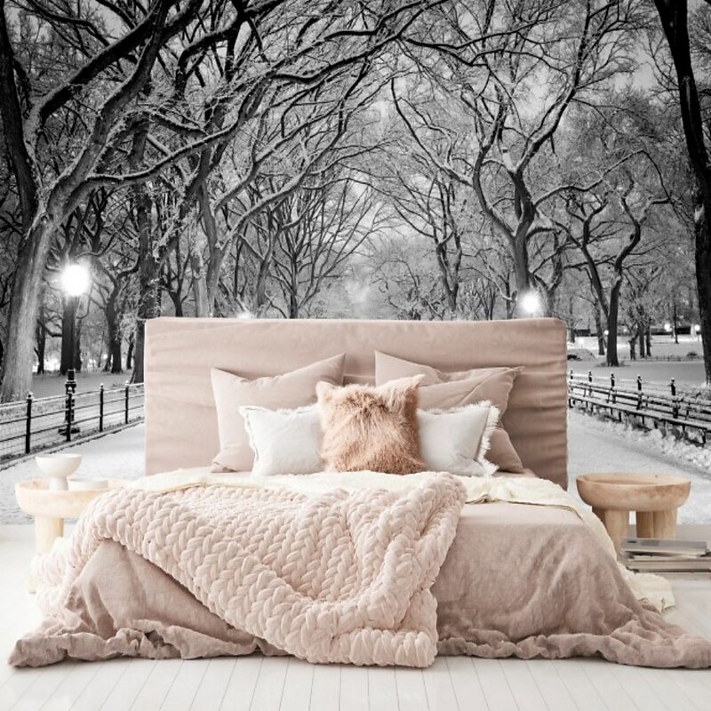 Cool Wallpapers Nature Wallpaper Wall Mural Black and White Peel And Stick Removable PVC/Vinyl Material Self Adhesive/Adhesive Required Wall Decor Wall Mural for Living Room Bedroom3