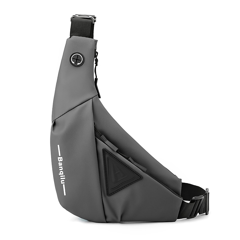 Men's Waterproof Crossbody Sling Bag – Anti-Theft Chest Pack with USB Charging Port for Travel & Outdoor Activities 20