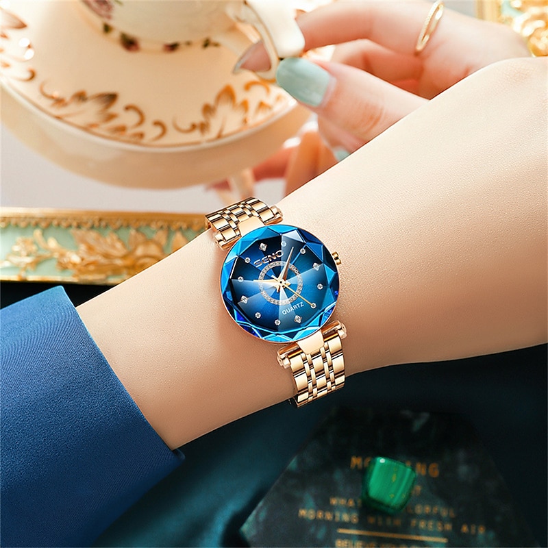 Women Golden & Silver Classic Quartz Watch Female Elegant Clock Luxury Gift Watches Ladies Waterproof Wristwatch2