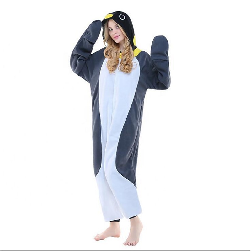 Adults' Character Nightwear Onesie Costume Carnival Costume Penguin Onesie Pajamas Kigurumi Pajamas For Men and Women Christmas Carnival Cartoon 5