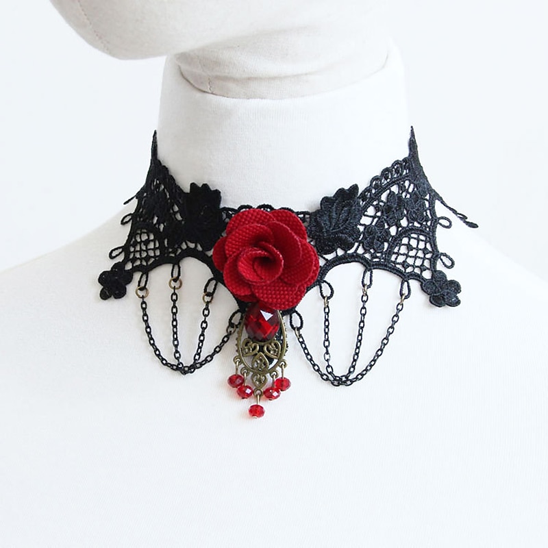 Women's Retro Vintage Lace Up Punk & Gothic Accessories  for  Halloween Carnival Masquerade