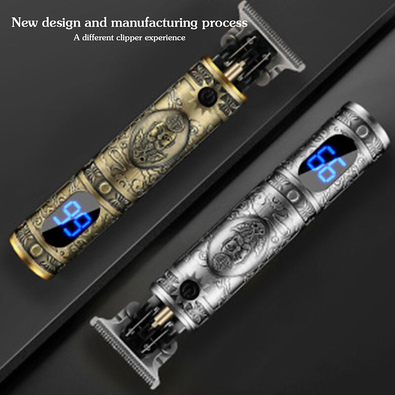 USB Rechargeable Baldheaded Hair Clipper Electric Hair Trimmer Cordless Shaver Trimmer Men Barber Hair Cutting Machine