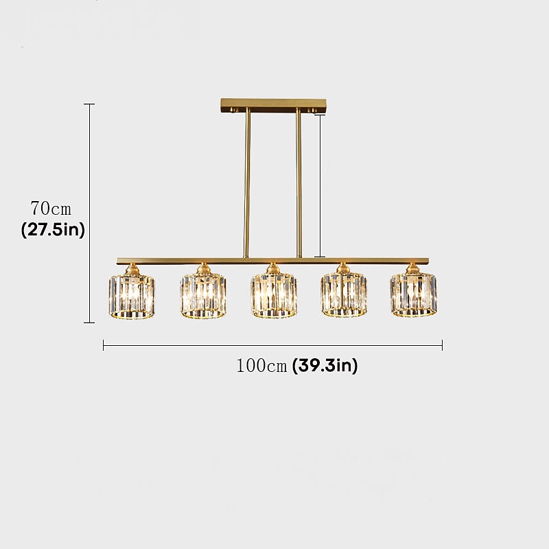 LED Pendant Light 60 cm Lantern Desgin Flush Mount Lights Copper Brass Modern 220-240V3