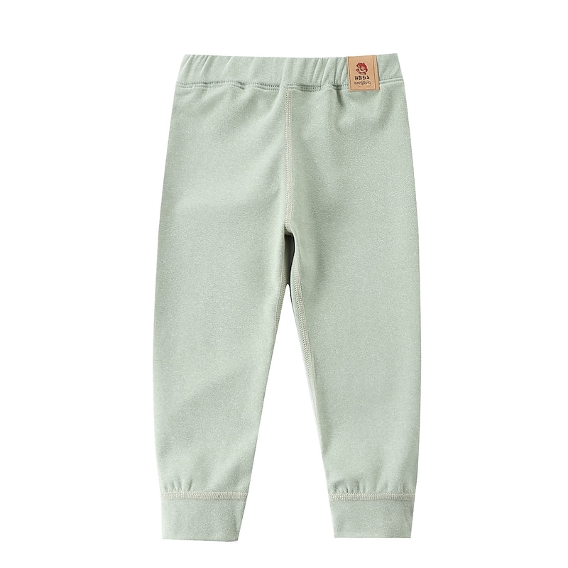 Kids Boys Pants Trousers Solid Color Keep Warm Pants Outdoor Cotton Fashion Daily Yellow Pink Blue Mid Waist3